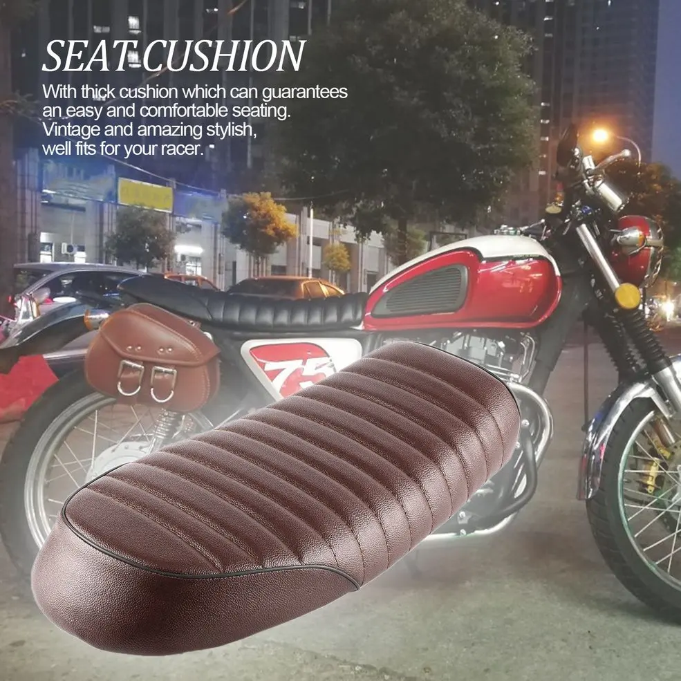 Универсальный мотоциклетный гонщик Подушка заднего сиденья поперечная полоса