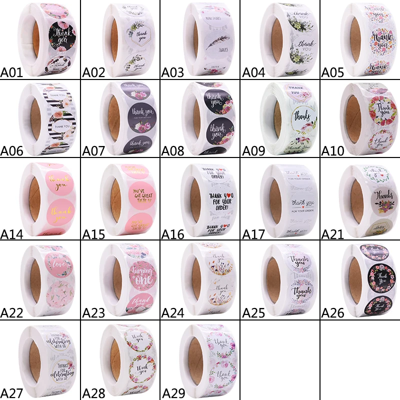 500 шт./рулон подарочные пакеты 2 5 см|Подарочные сумки и упаковка| |