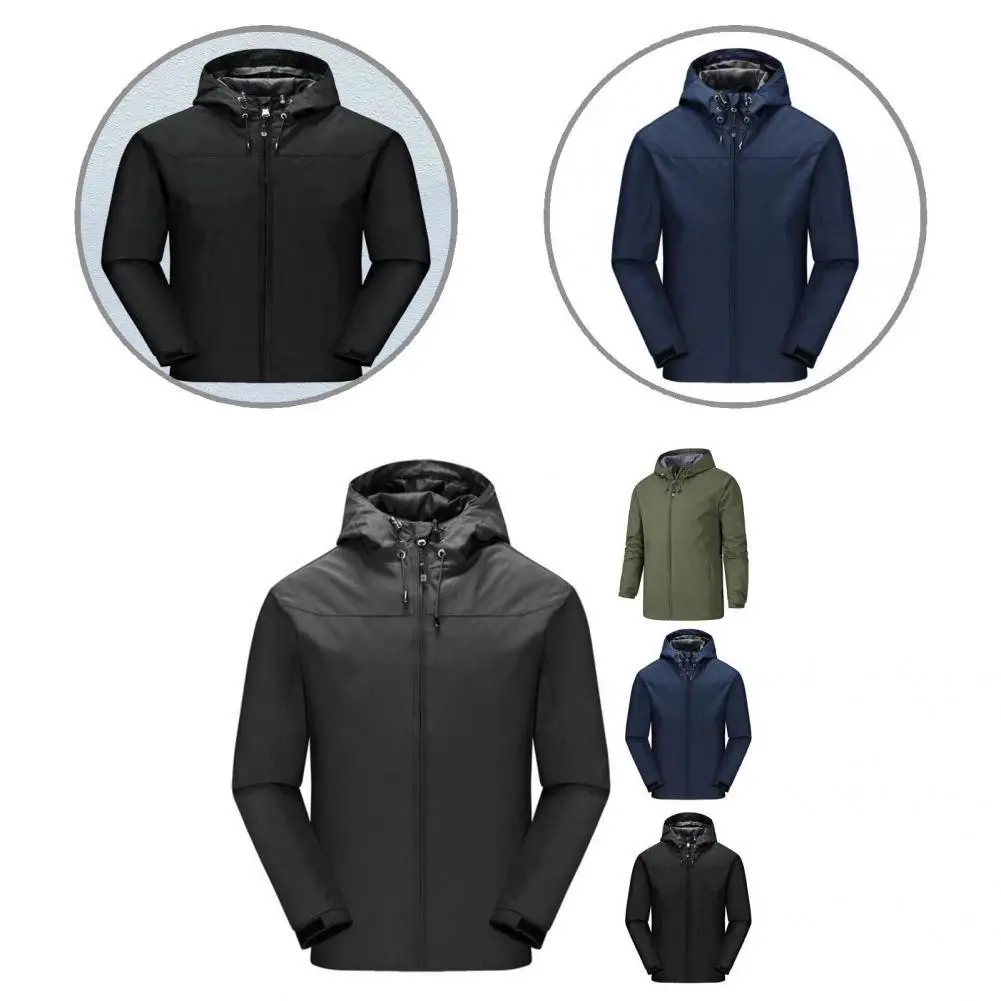 

Непромокаемая Теплая мужская водонепроницаемая куртка, Повседневная водонепроницаемая куртка для улицы