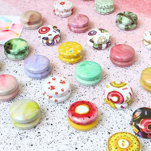 Контейнер для таблеток и лекарств, портативный металлический, Круглый, для путешествий