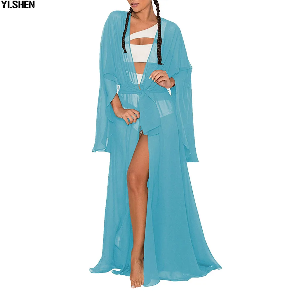 Синее платье в африканском стиле платья для женщин одежда Дашики рукав летучая