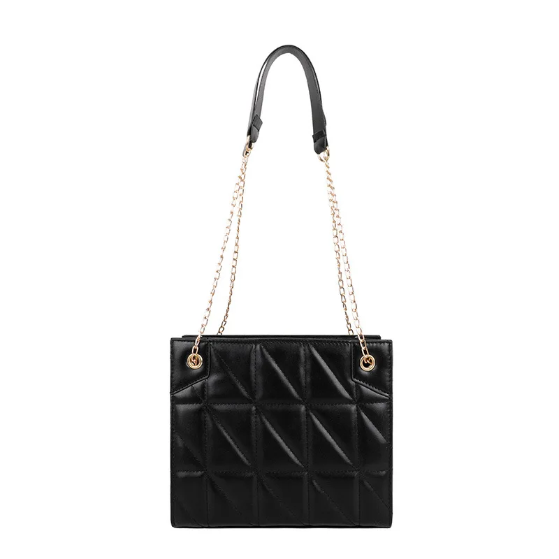 

Chain Women's Bag 2021 New Chic Shoulder Messenger Bag Female Flow Underarm Bags For Women