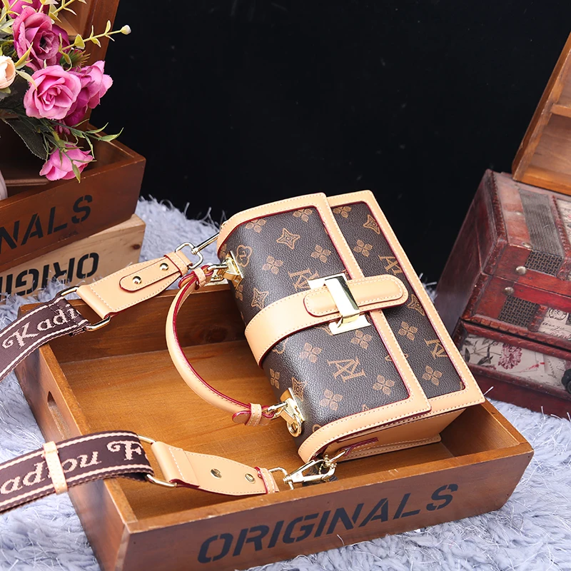 

Genuine Leather Bags 2021 Fashion Classic Printed Women Shoulder Bags Luxury Designer Wallets and Handbags Sac De Luxe Femme Gg