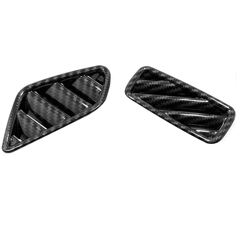 

Крышка для вентиляционного отверстия кондиционера автомобильной приборной панели автомобиля Q3 2019 2020 2021 отделка из углеродного волокна ABS д...