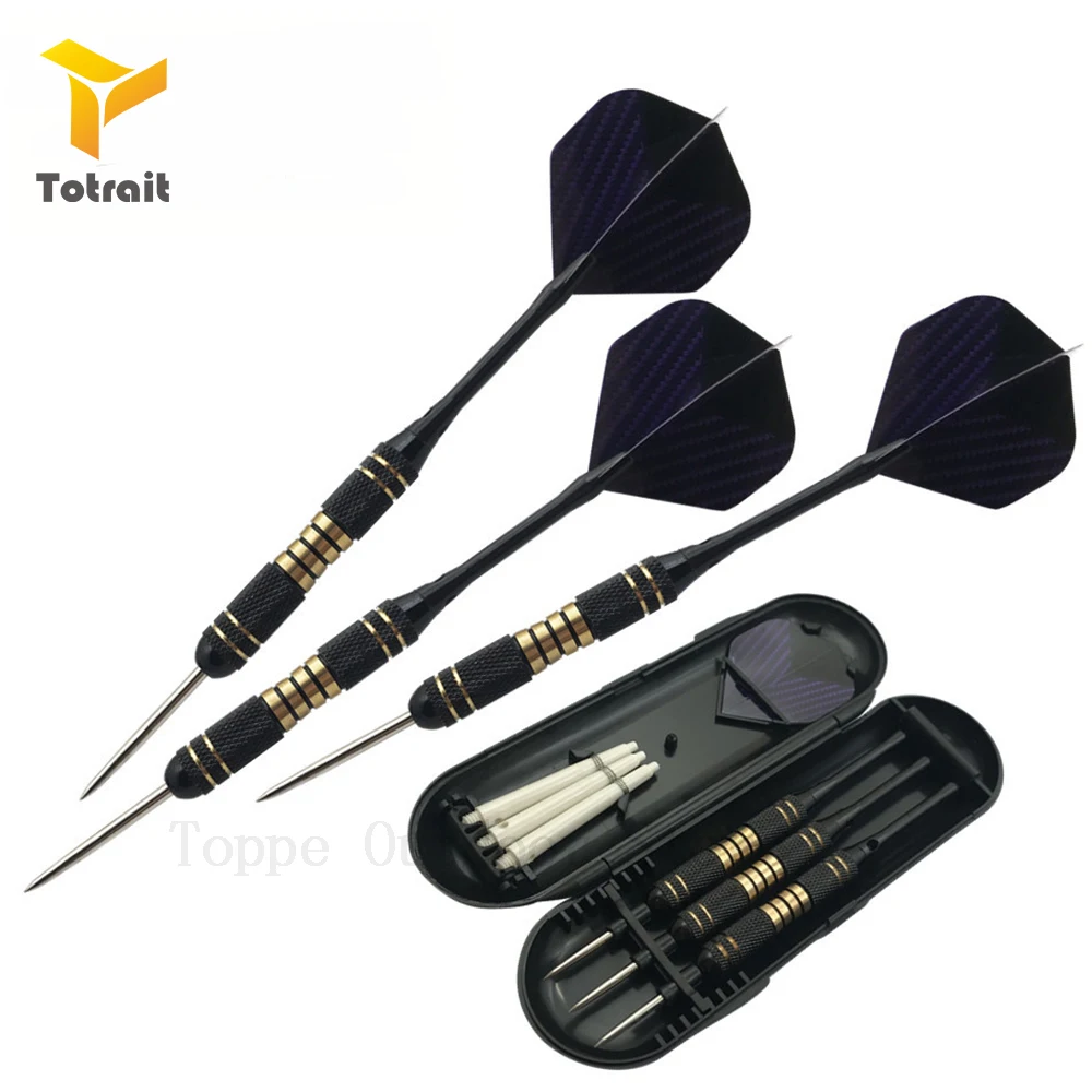 

TOtrait 22g Professional Darts Steel Soft Tips Dardos Aluminum Shafts PET Flight Brass Darts Shafts For Indoor Dartboard Games