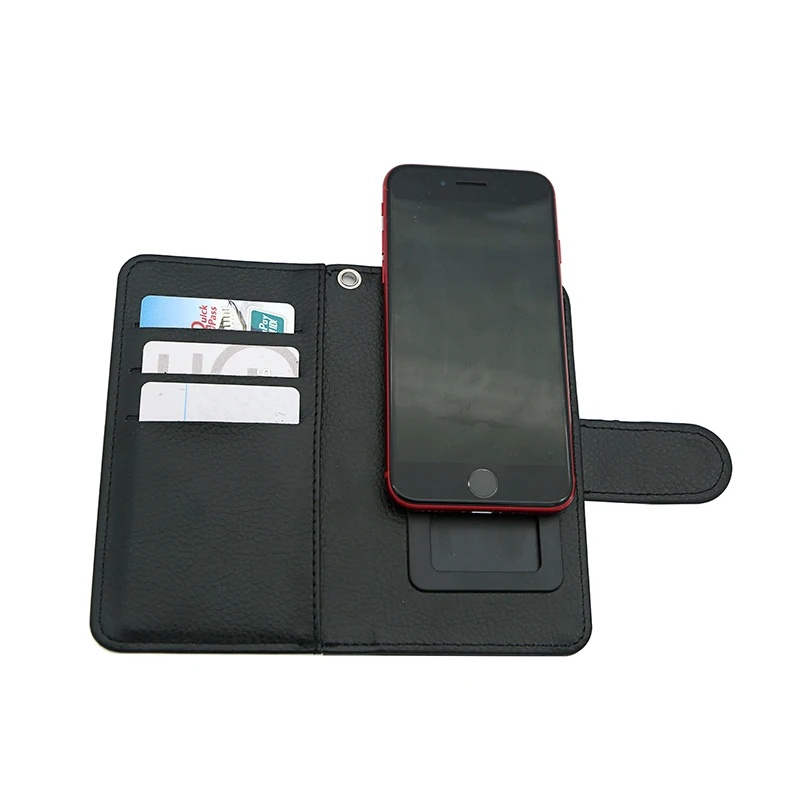 5pcs/lot Blank Sublimation PU Leather Phone Case Cover Printing Sublimation Ink Transfer DIY Print