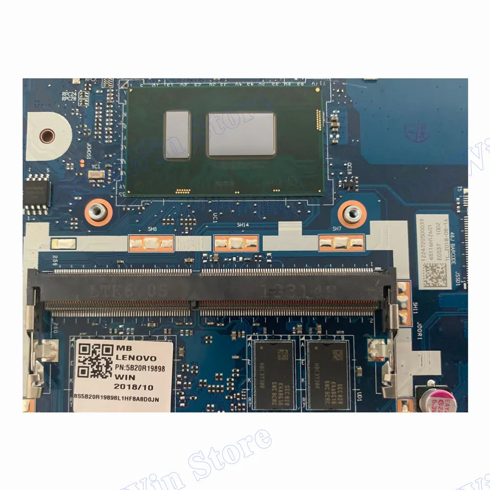 5B20R19898 I3-8130U UMA 4GB Integrated Notebook Motherboards NM-B451 Original for Lenovo Ideapad 330-15IKB 81DE / 330-17IKB 81DM |