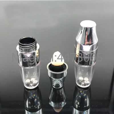 5ML 40pcs/lot Cosmetic Liquid Lipstick Refillable Bottle, DIY Plastic Lip Gloss Tube, Clear Empty Lipgloss Storage Bottle