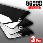 Защитное стекло с полным покрытием для iphone 7, 8, 6, 6s Plus, SE 2020, 3 шт.