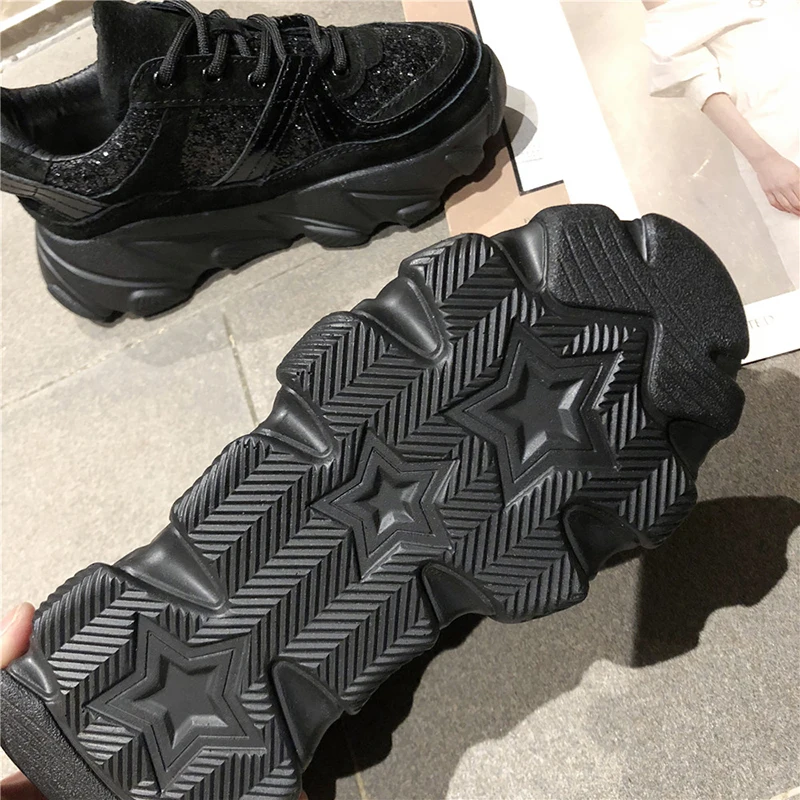 Женская осенне-зимняя обувь с блестками | Обувь