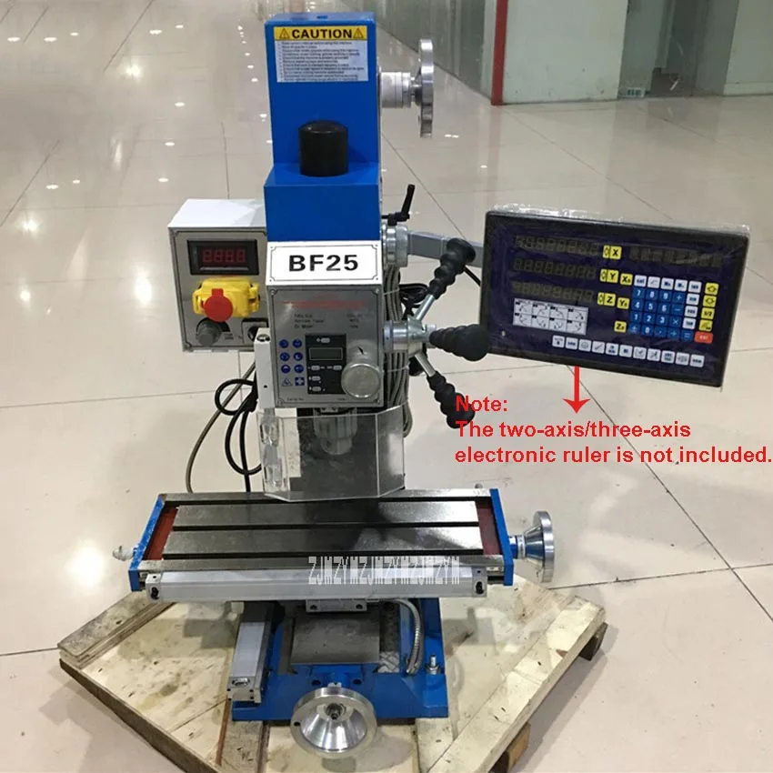 BF25 Drilling Milling Machine Small Industrial Metal Bench Drill Vertical And 220V 1000W MT3 (500x180mm) | Инструменты