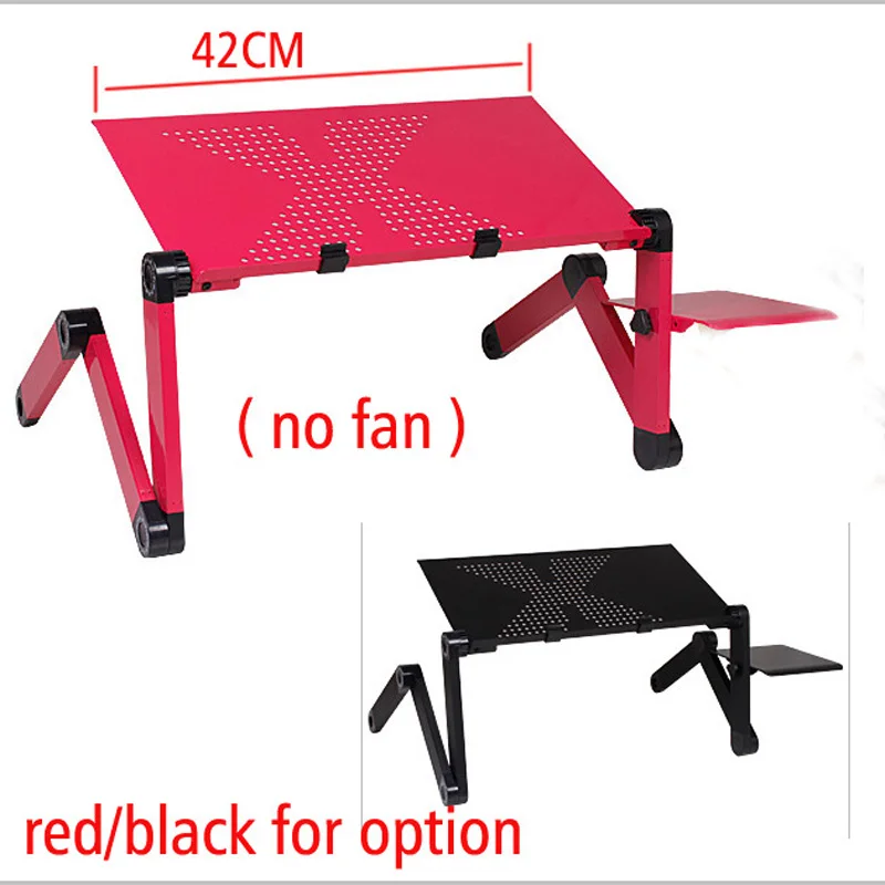 (Без вентилятора) 42 см DL-LPT-1B Алюминиевая Подставка для ноутбука на стол ленивого