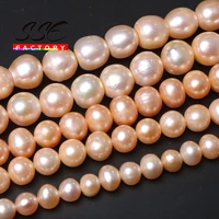 aaaaa 100 real natural freshwater pearls beads nearly round shape loose beads 36 cm for jewelry making diy bracelets necklace
