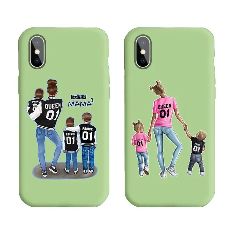 

Super Mama Fashion Mom Phone Case Soft Case For IPhone 12 11 Pro Max XS XR 8 7 6s Plus 11Pro 7Plus 8Plus