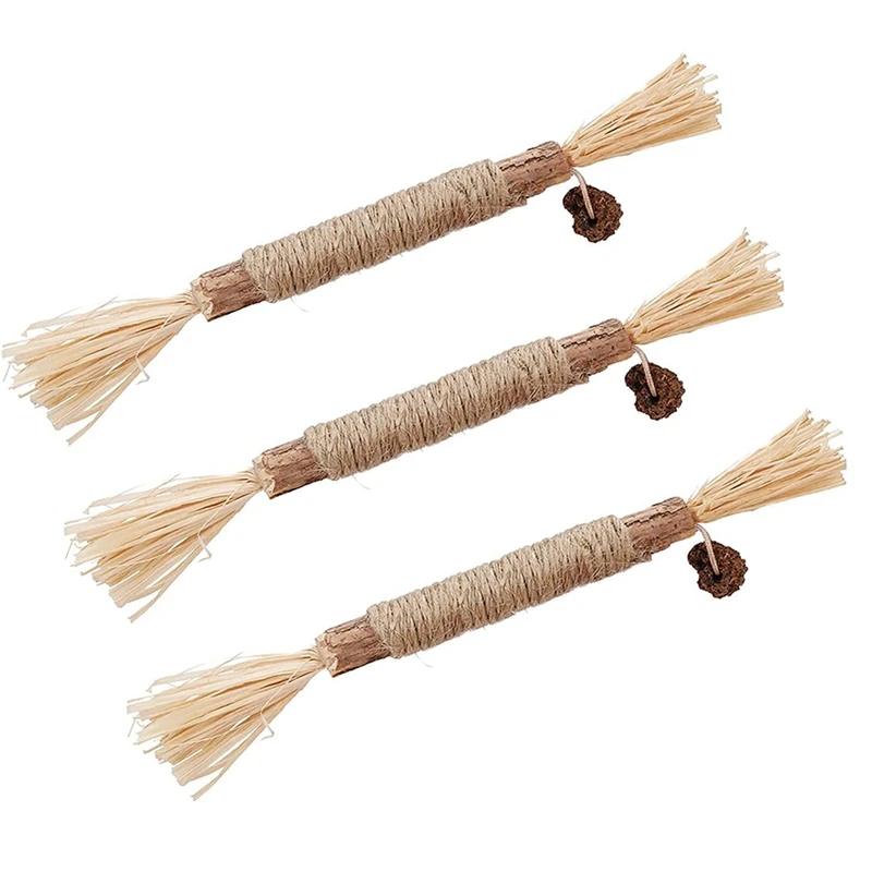 3 кошачья мята, игрушечная Жевательная палочка для кошек, Жевательная палочка для ухода и предотвращения плохого дыхания, Набор Натуральных...