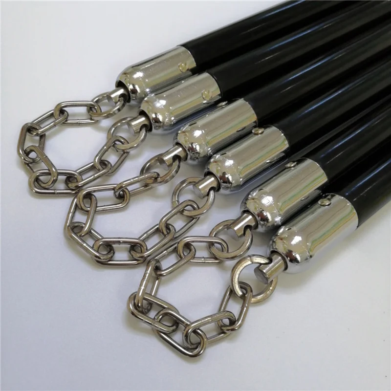 Высококачественные резиновые нунчаки Брюс Ли товары для боевых искусств черное