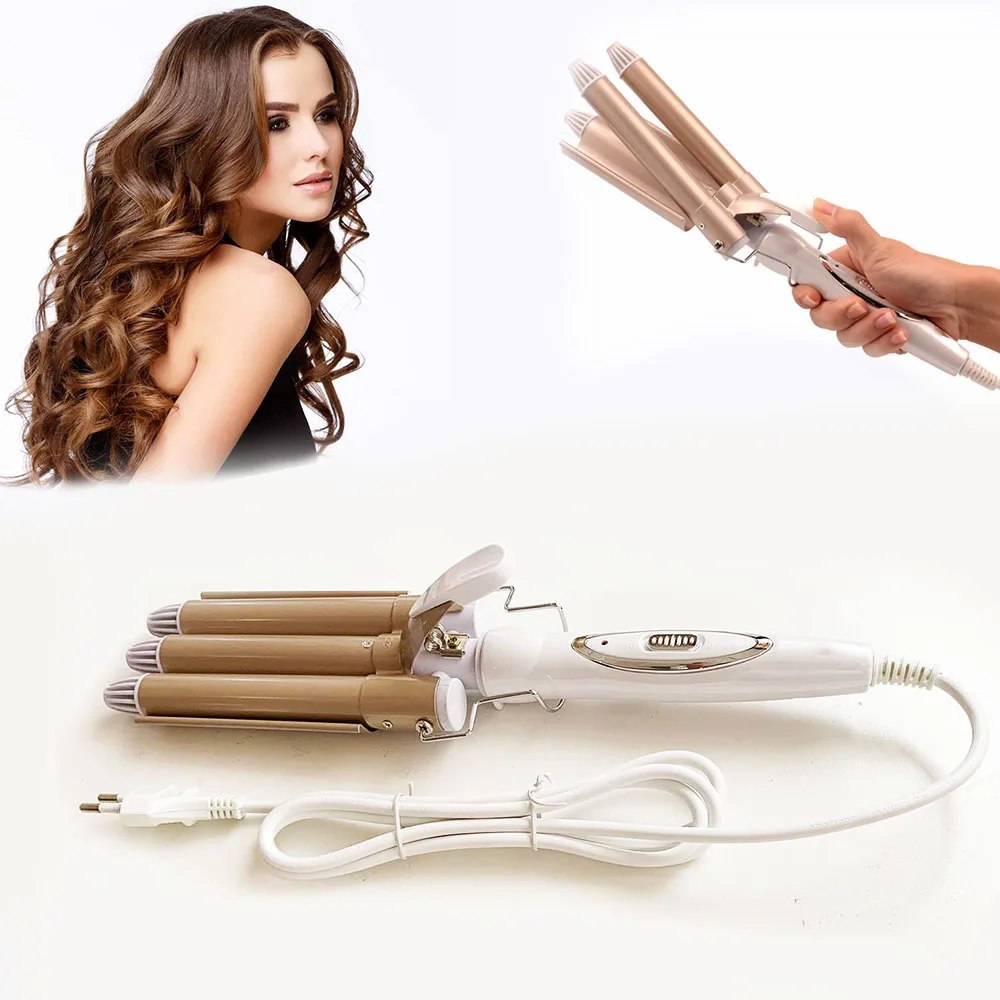 

Kemei Professional hair care & styling tools Curling hair curler Wave Hair styler curling irons Hair crimper krultang iron 5