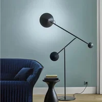 Modern minimalist living room creative sofa personality oblique floor lamp Nordic shaped bedroom study floor lamp