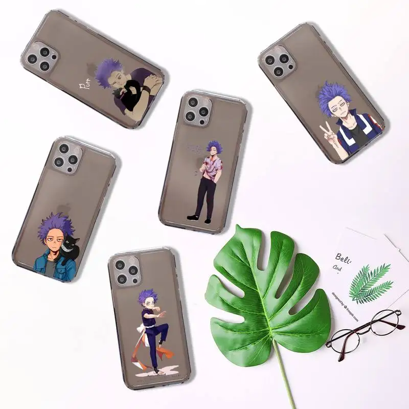 

Hitoshi Shinso My hero academia Phone Case Transparent for iPhone 7 8 11 12 se 2020 mini pro X XS XR MAX Plus