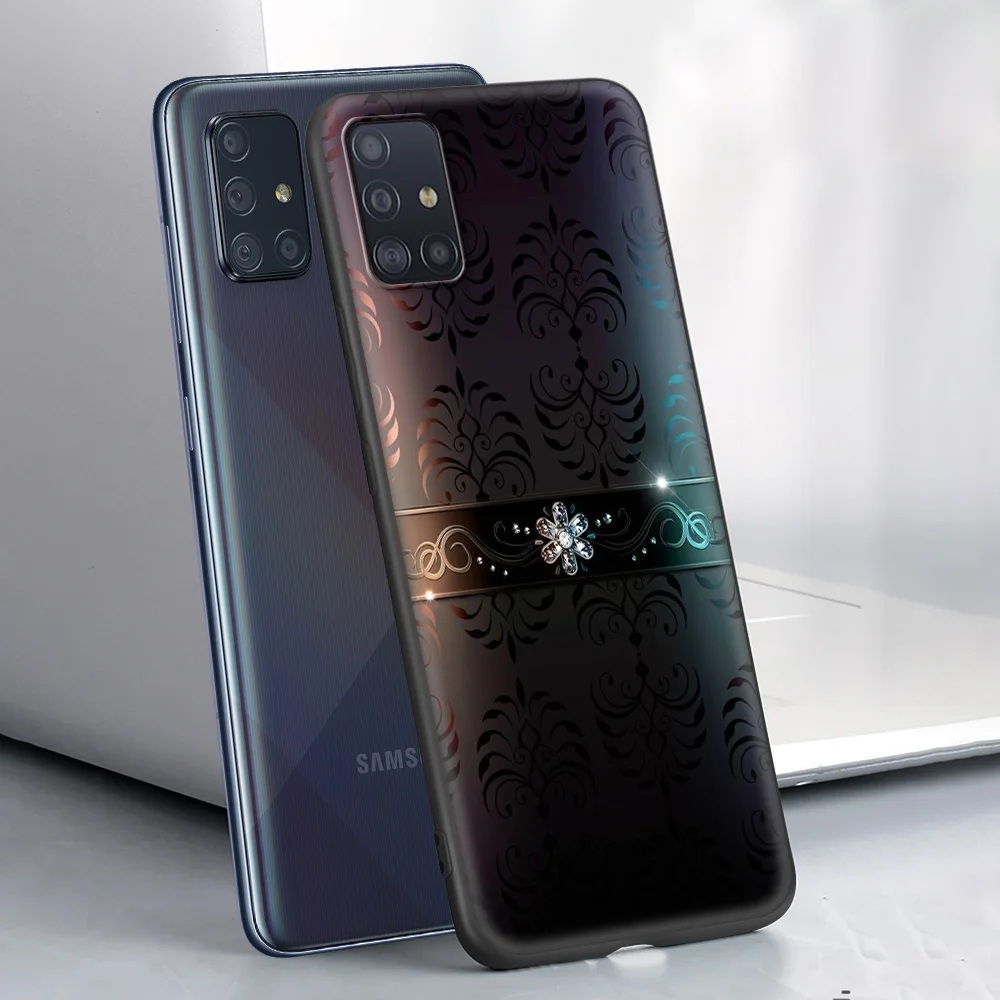 

Luxury Color Pattern Logo Luxury Soft Case for Samsung Galaxy A21S A51 A71 A12 A02S A21 EU A32 A52 A72 5G A41 A31 Phone Coque