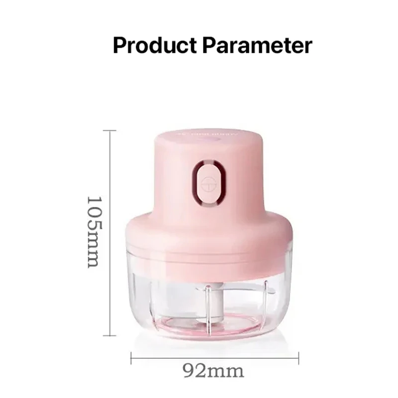 wireless food chopper garlic crusher meat grinder mini garlic press vegetable chopper masher machine kitchen gadgets blender free global shipping