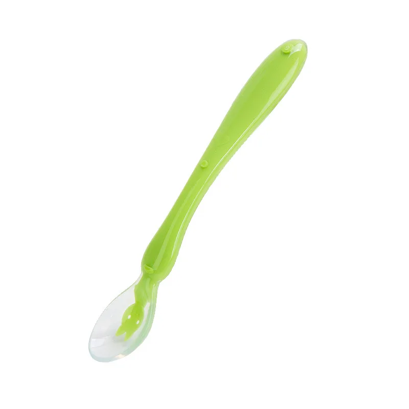 

Maternal and child supplies soft spoons baby safety silicone material baby feeding soft spoon