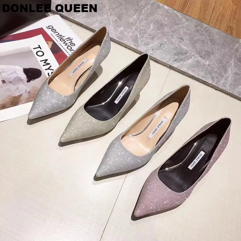 Модные туфли на тонком каблуке женские туфли-лодочки женская офисная обувь