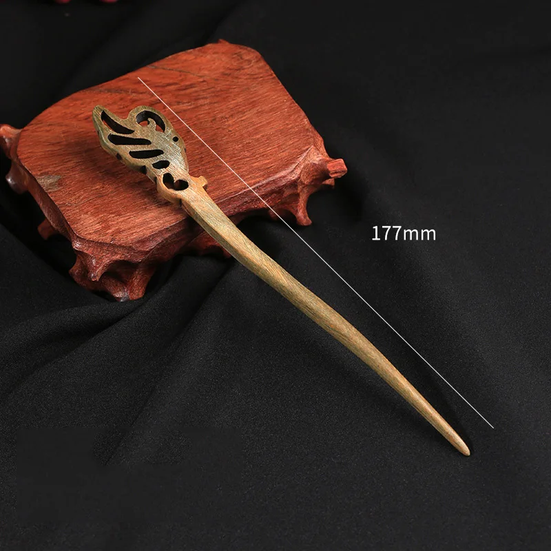 Шпильки для волос из сандалового дерева в этническом стиле шпильки деревянные