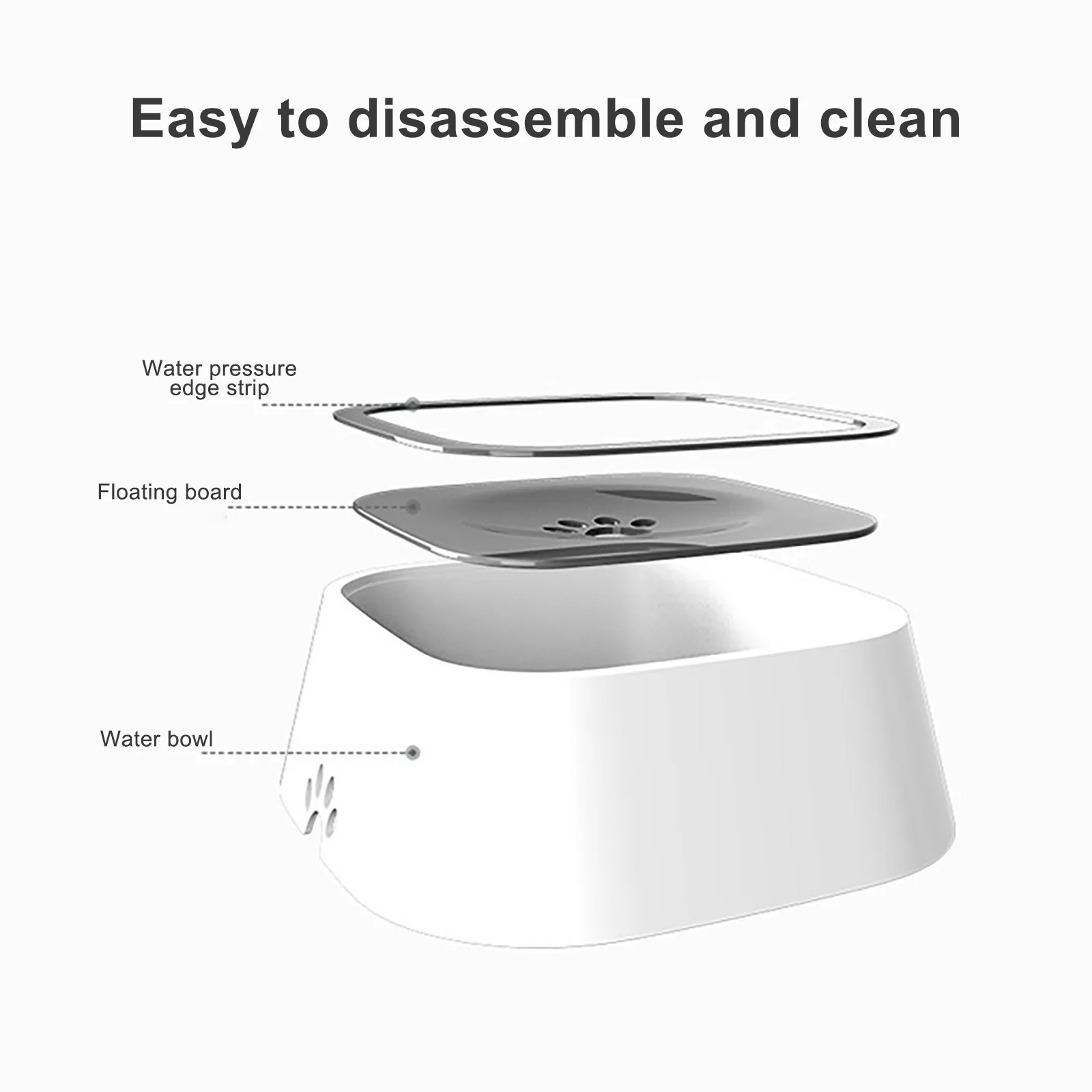 ПЭТ миска для собак и кошек плавающий шар воды птицы не мокрый рот брызг кошачья