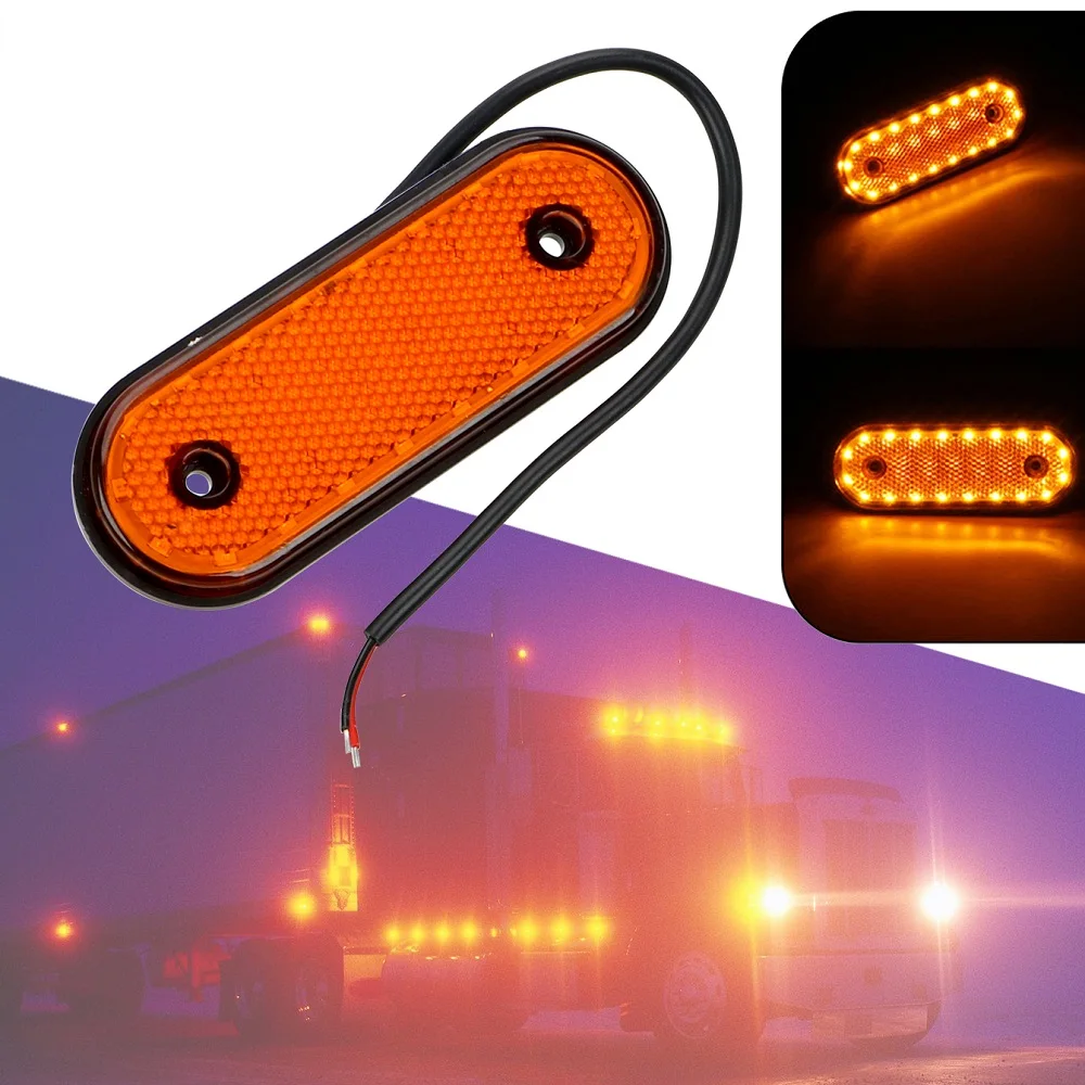 LEEPEE зазор лампа 20 светодиодный красный желтый белый сигнальная авто Стайлинг