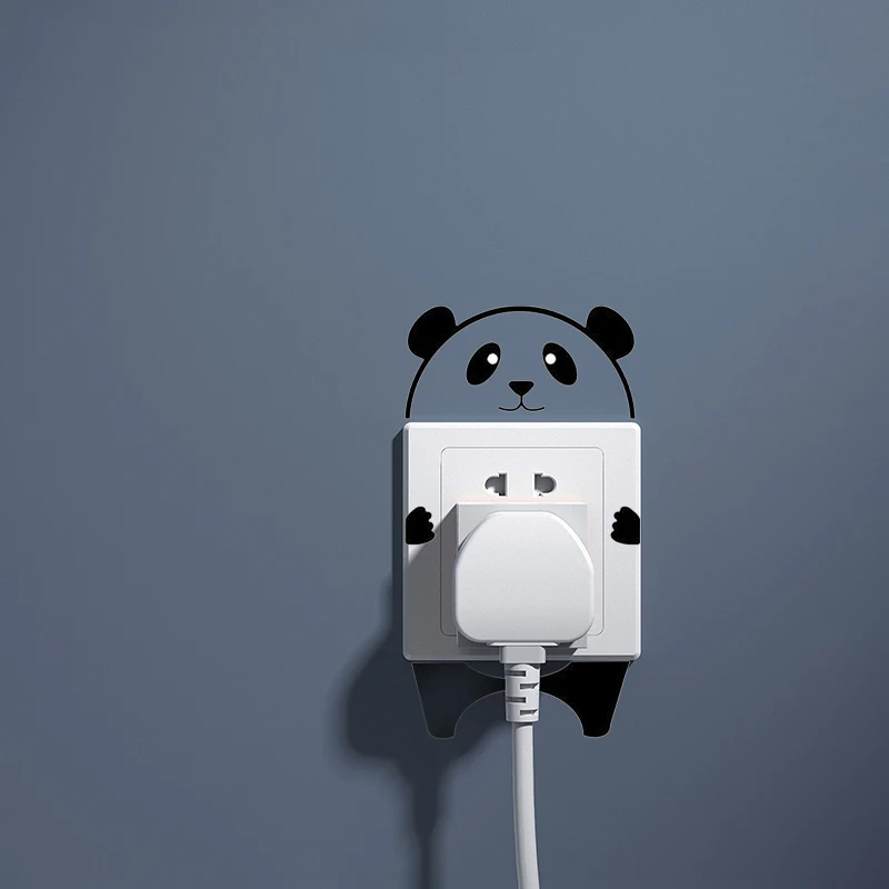 8*11 см панда переключатель на стену с наклейками плакат наклейки обои домашнее