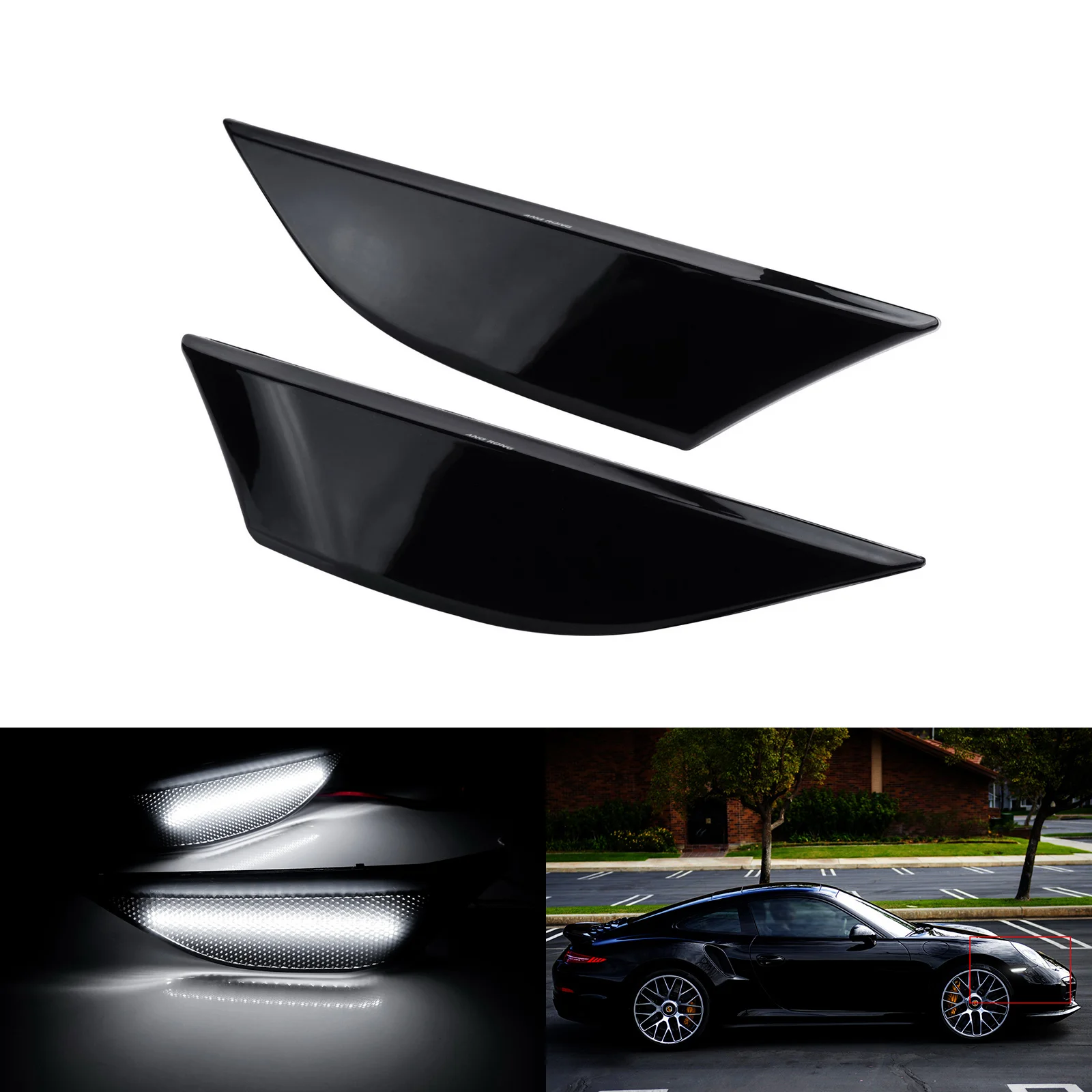 

2 шт., светодиодные лампы для Porsche 911 Cayman Boxster 2012-2015