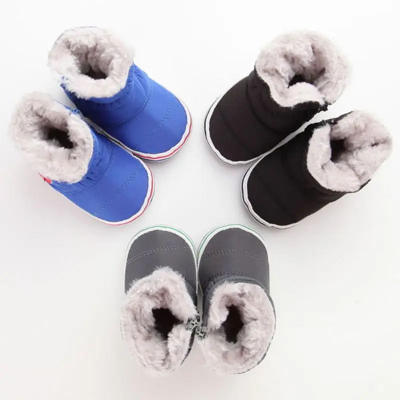 

Newborn Baby Boots Boy Girl Kids Winter Shoes Crib Infant Toddler Five Star Pattern Snowfield Snow Boots Winter Booties .