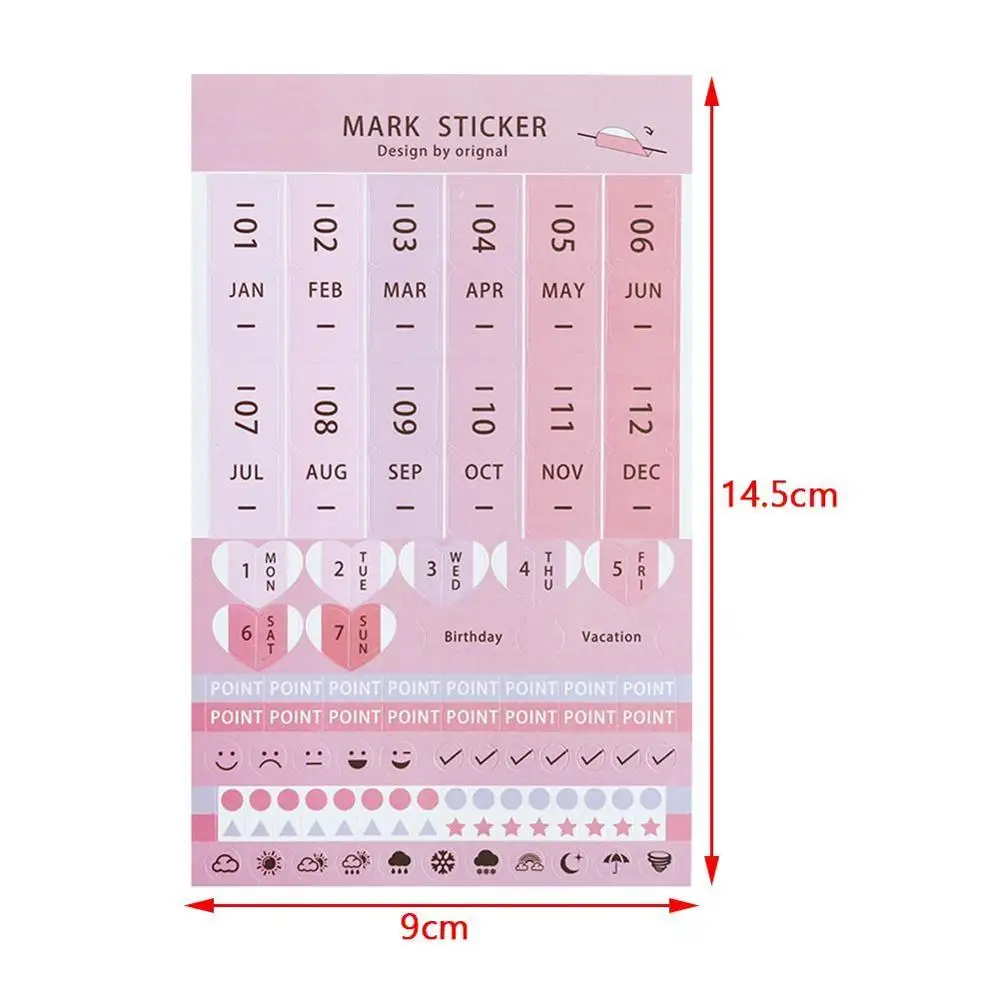 8 листов/Набор DIY Скрапбукинг указатель страниц стикер офисный школьный дневник