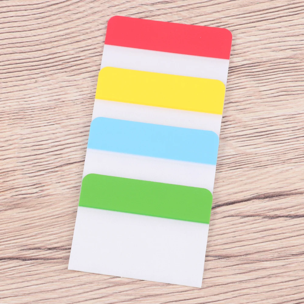 

N Times Stickers Re-stickable Durable Bookmarks Classified Stickers Page Markers for Student Stationery Reading Accessorie