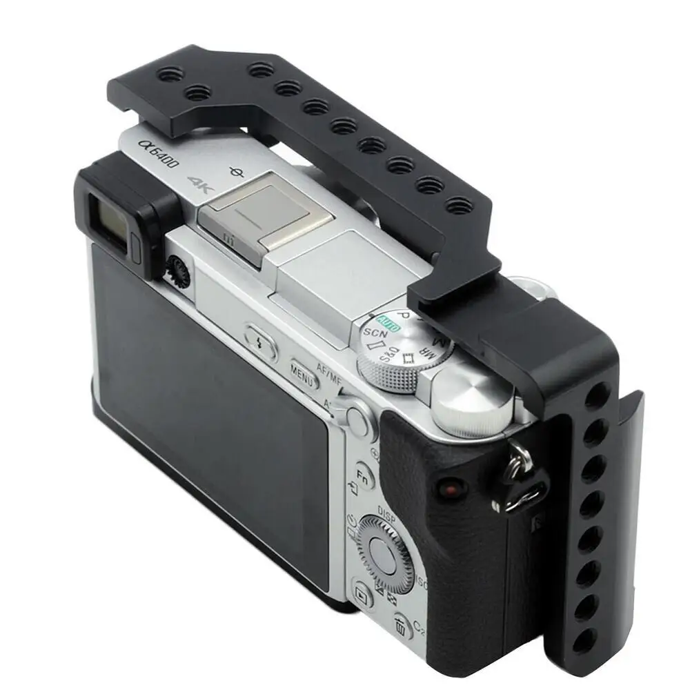 Yiwa Camera Cage Stabilizer for Sony A6400/ A6000/ A6300/ A6500 DSLR Mount Microphone Monitor r35 | Электроника