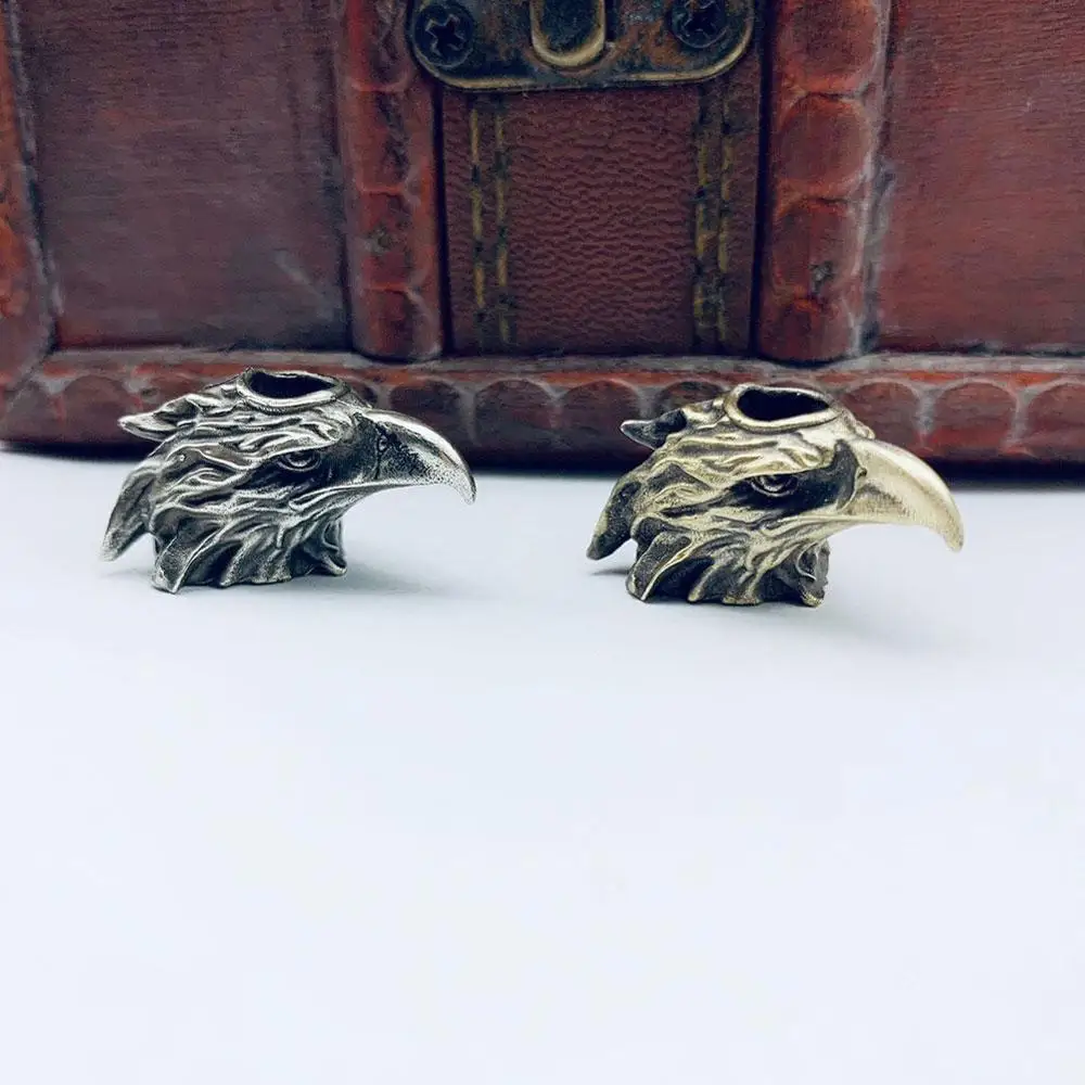 Бусы из паракорда ручной работы с головой орла бусы на шнурок латунные