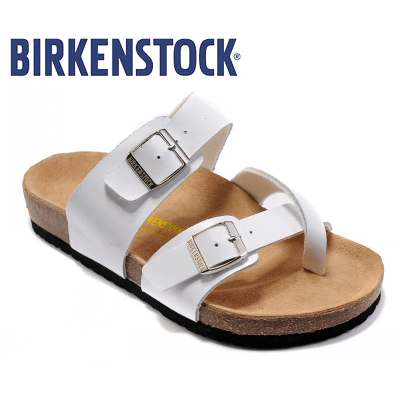 BIRKENSTOCK Da/мужские летние шлепанцы мужские сандалии пробковые модная мужская обувь