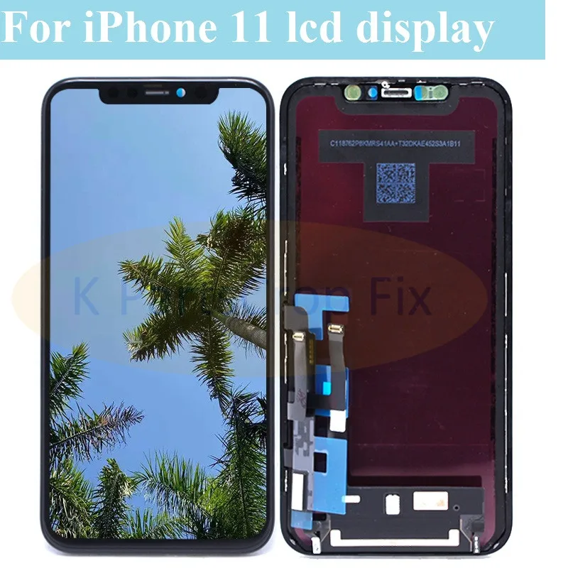 ЖК дисплей класса AAA +++ для iPhone 11 с 3D сенсорным экраном дигитайзер в сборе замена