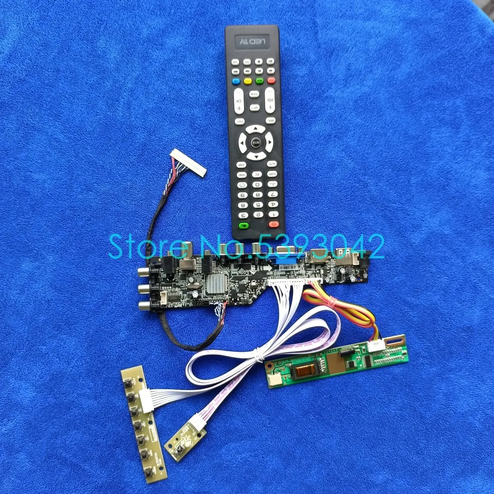 

For LP156WH1 (TL)(A1)/(TL)(A2)/(TL)(A3)/(TL)(D1) 1CCFL USB+AV DVB-T2 LVDS 30-Pin 3663 Digital 1366*768 Controller Board Kit