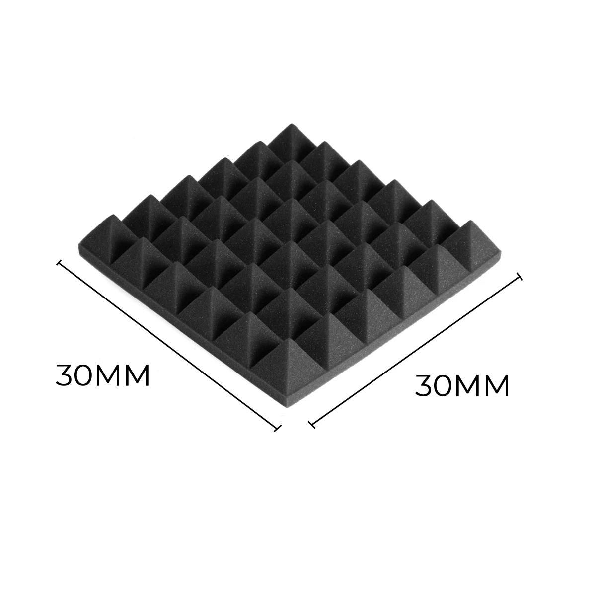 24Pcs 300x300x50mm Soundproofing Foam Studio Acoustic Foam Soundproof Absorption Treatment Panel Tile Polyurethane Foam 5 colors