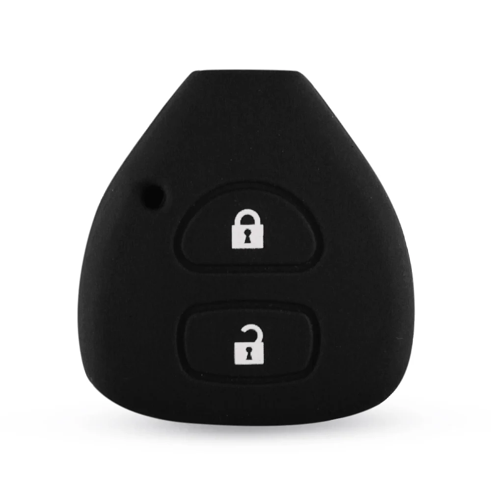Dandkey силиконовый чехол держатель для Toyota Yaris Auris удаленный ключевой 2 кнопки|case
