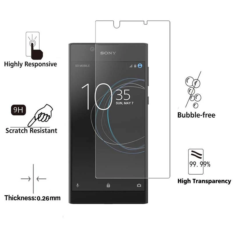 2 шт. закаленное стекло с полным покрытием для Sony Xperia L2 H4311 H3311 H4331 H3321 Защитная