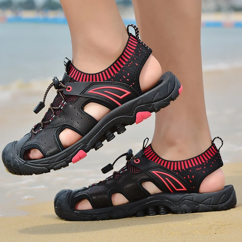 

Summer Breathable Men Running Shoe Breathable Men's Sneakers Shoes Beach Sandals For Men Couple Wear Man Sneakers-for-men