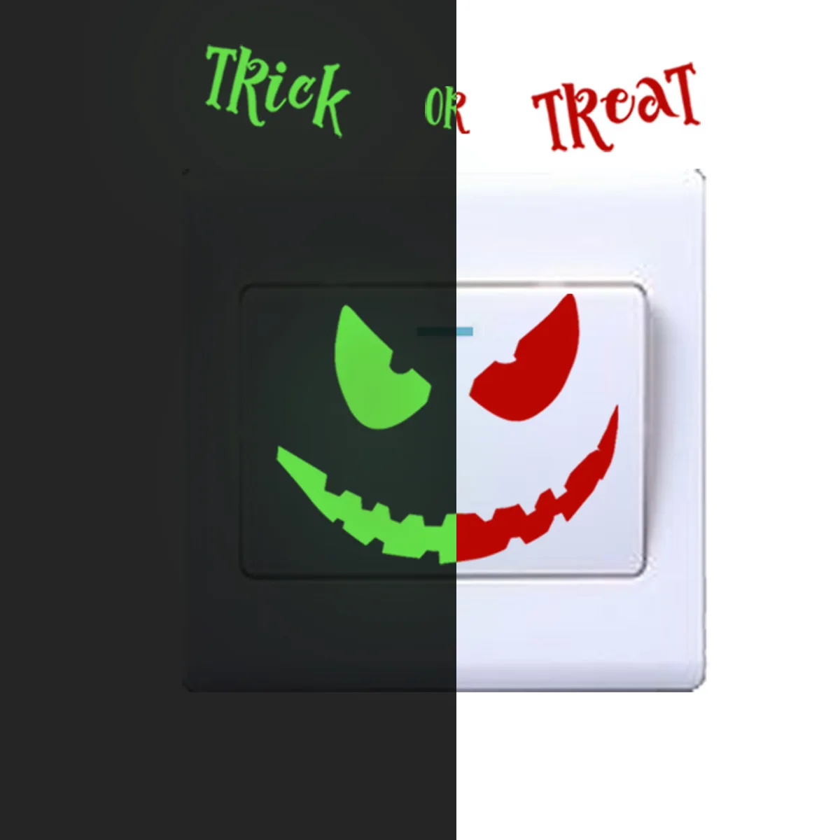 

Halloween Fluorescence Wall Stickers Creative Glow In The Dark Stickers Terrible Festival Decorative Boy Girl Room Decor mural