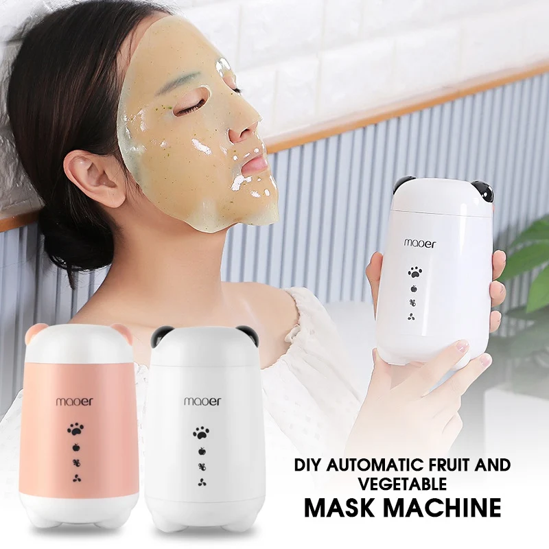 

Автоматическая мини-маска для лица с фруктами, машинка для самостоятельного изготовления натуральной Коллагеновой Маски для лица, космети...