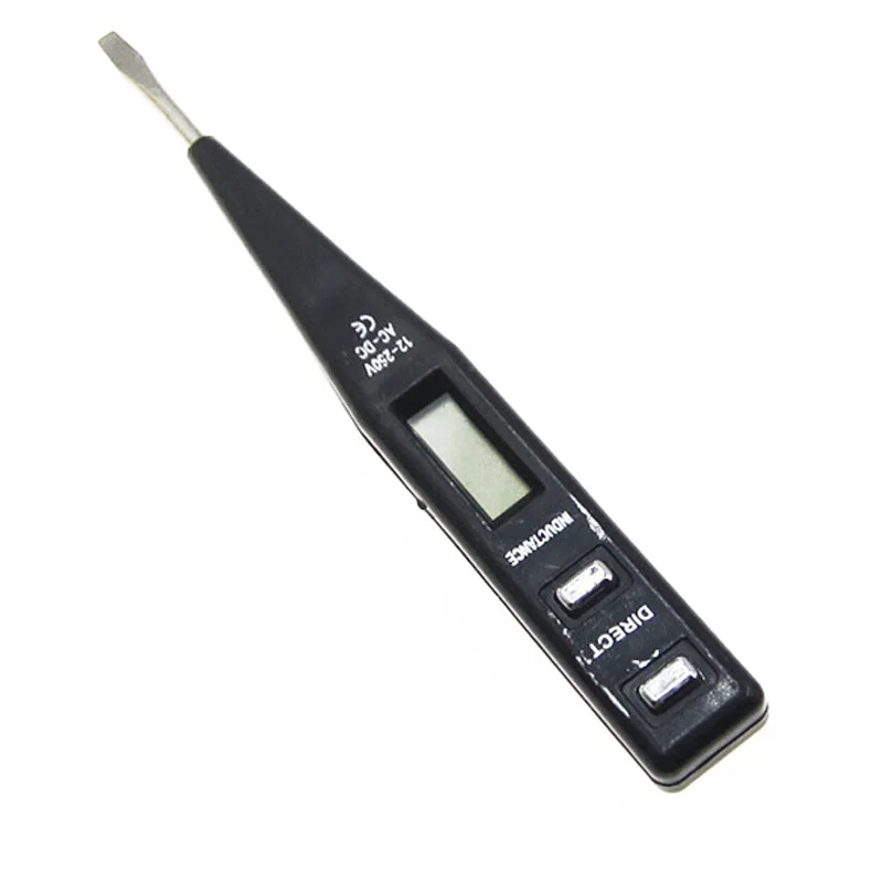 AC DC Digital Test Pencil Multi-Sensor Electrical LCD Display Voltage Detector Pen Random Color | Электроника