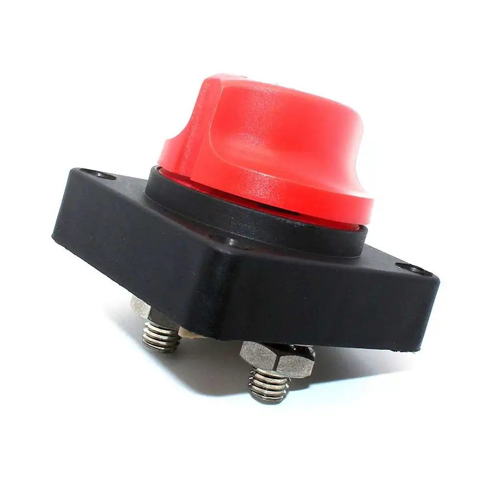 

Car/Vehicle/RV/Boat/Marine Disconnect Isolator Master Switch 12V-48V 300A Battery Power Cut Off Kill Switch Easy to Control