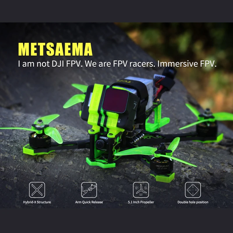 Квадрокоптер Tcmmrc Metsaema215 складной пропеллер 5-дюймовый дисплей профессиональная