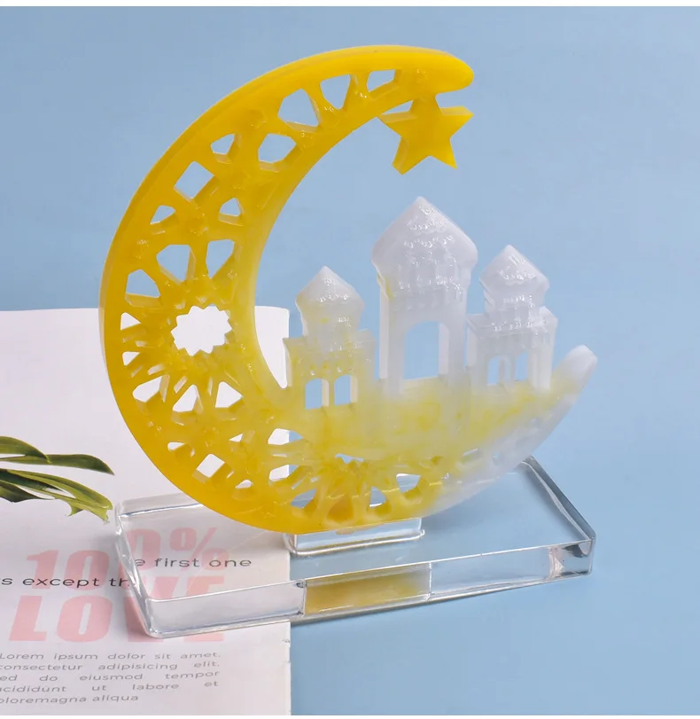 Сделай сам с украшением в виде кристаллов силиконовые формы замок призрак